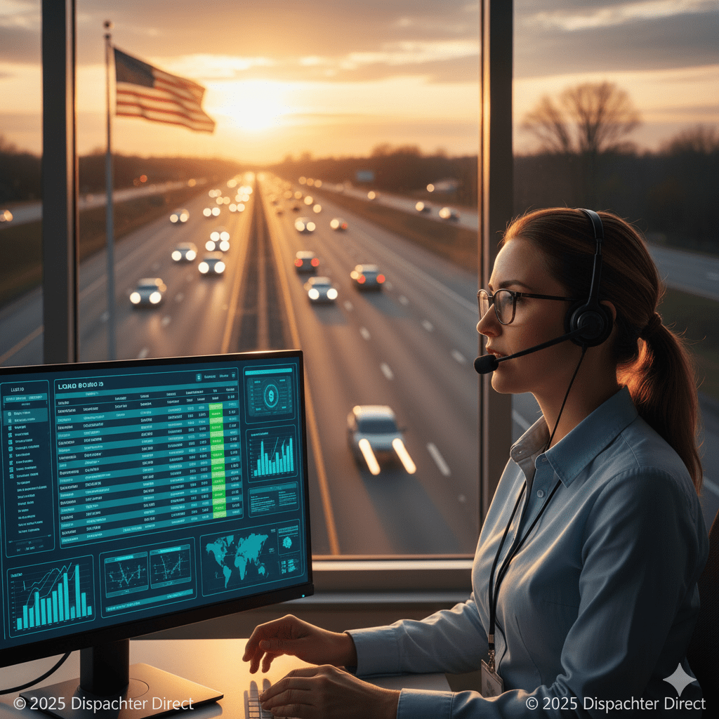 Dispatcher Direct Team Assisting truckers find the best route to maximize their profit